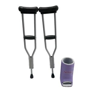 American Girl Doll Crutch & Cast Play Injury Set Toys purple 18" doll